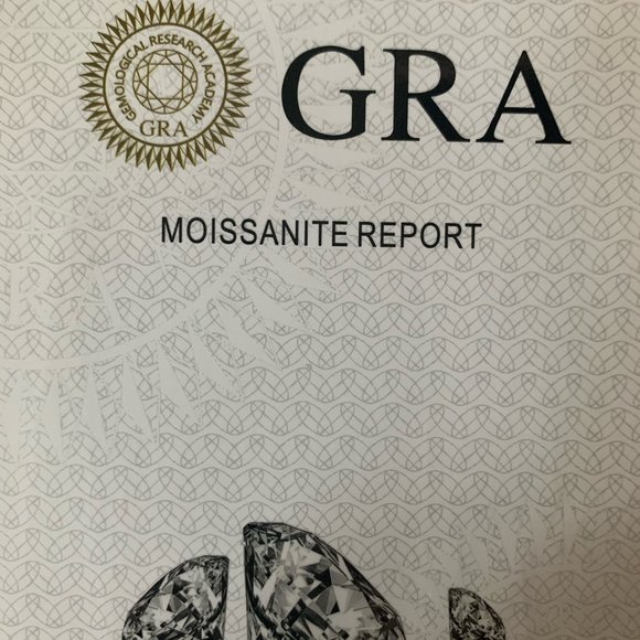 Moissanite Ring 1ct - Picture 4 of 6